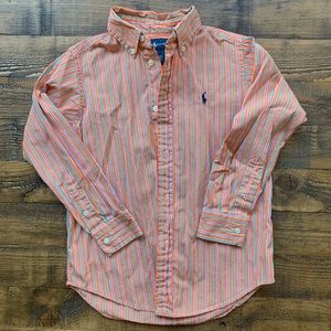 Ralph Lauren Boys Size 5 Button Up Dress Shirt